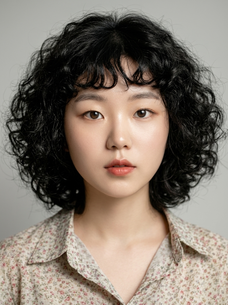 가상모델 #1385 얼굴 원본 2
