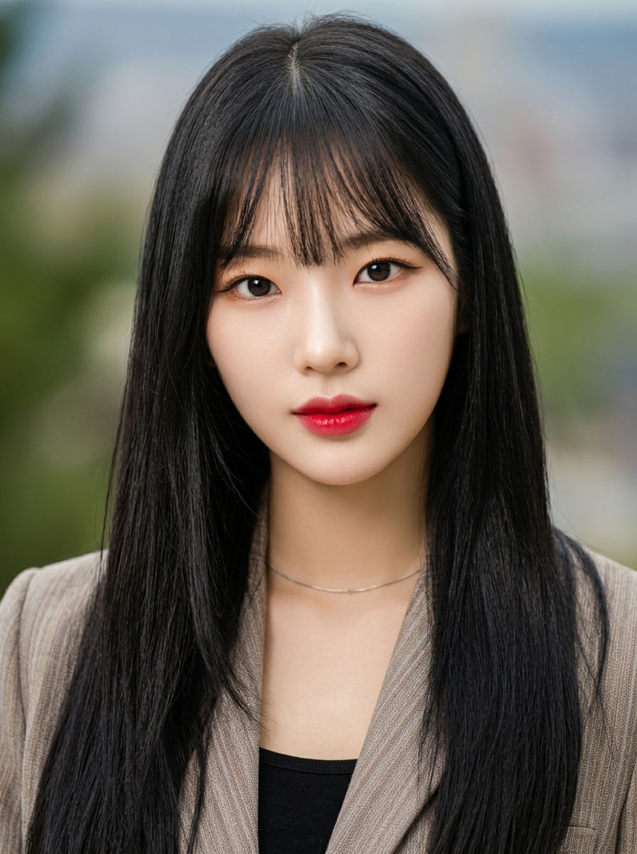 가상모델 #1385 얼굴 원본 7