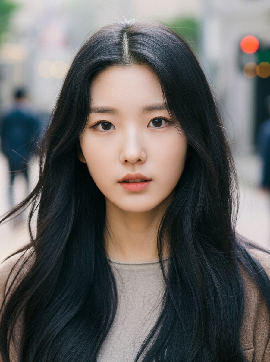 가상모델 #1385 얼굴 원본 12