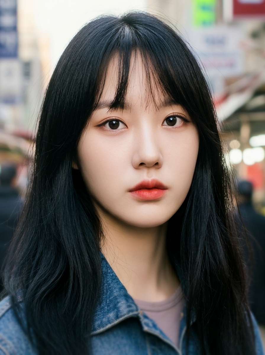 가상모델 #1385 얼굴 원본 17