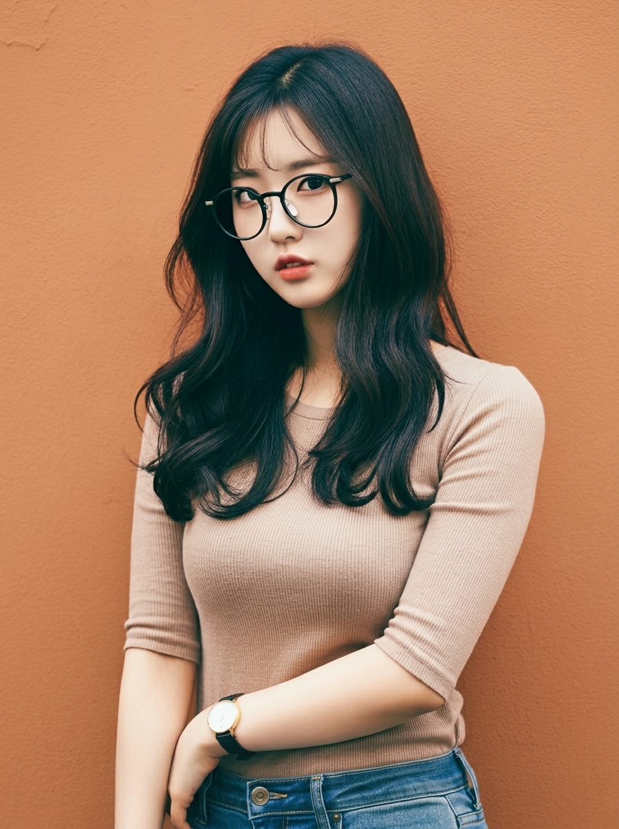 가상모델 #1385 얼굴 원본 21