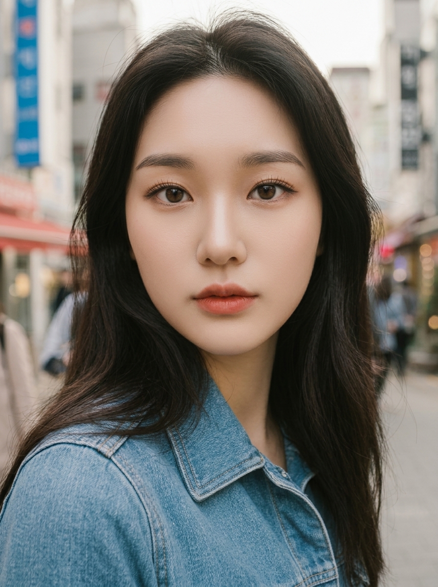 가상모델 #1389 얼굴 원본 11