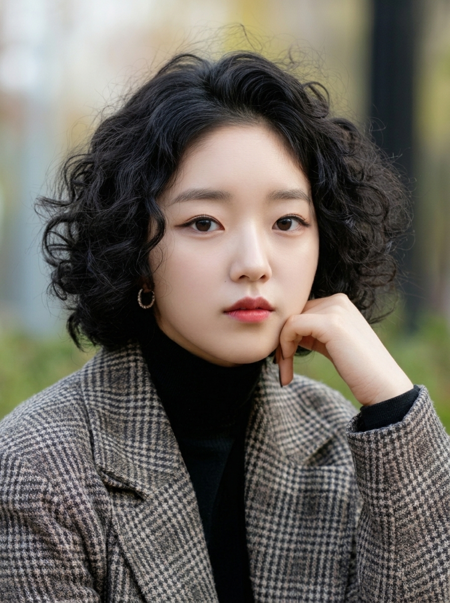 가상모델 #1389 얼굴 원본 12