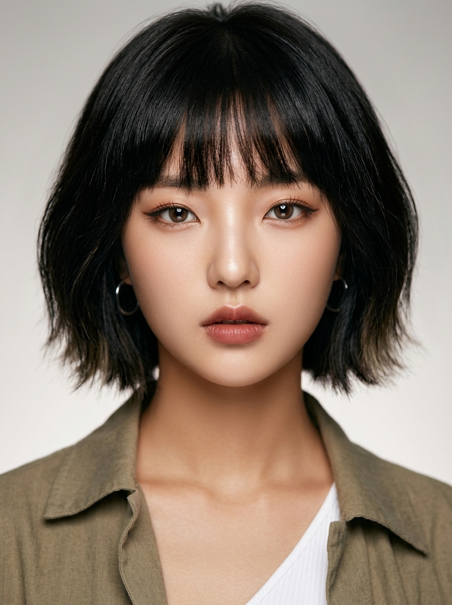 가상모델 #1391 얼굴 원본 17