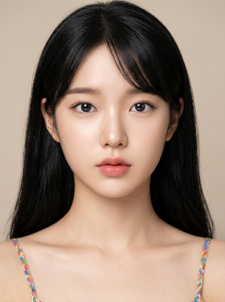 가상모델 #1392 얼굴 원본 2