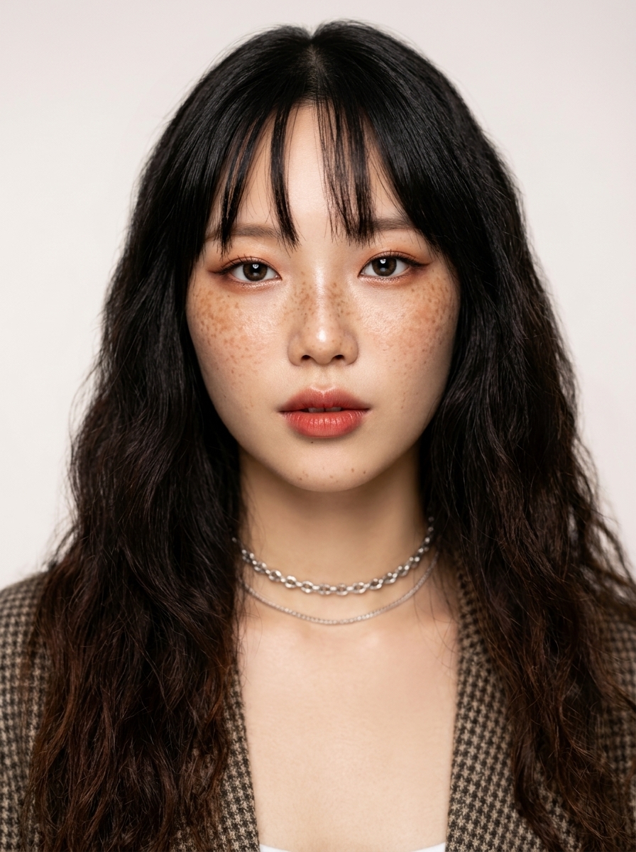 가상모델 #1392 얼굴 원본 5