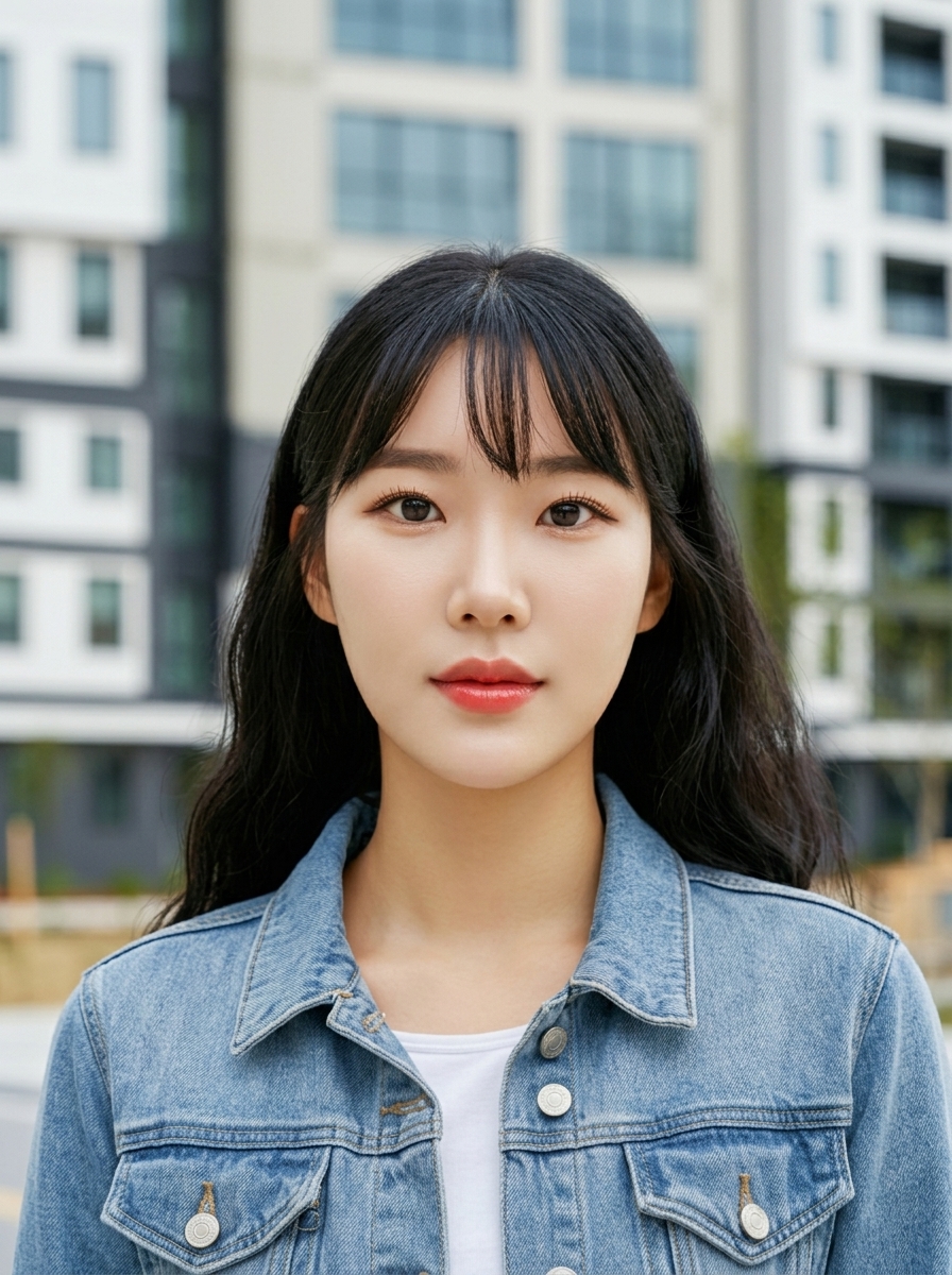 가상모델 #1392 얼굴 원본 11