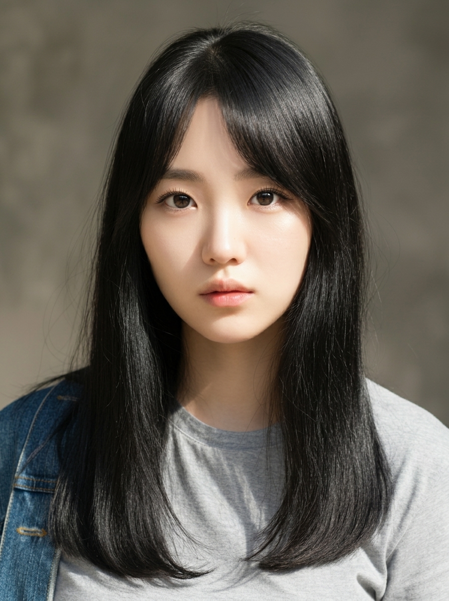 가상모델 #1392 얼굴 원본 17
