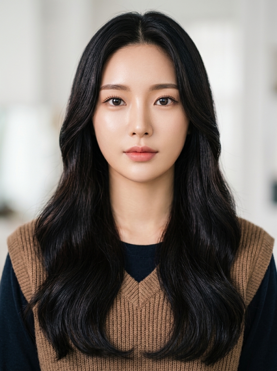 가상모델 #1392 얼굴 원본 19