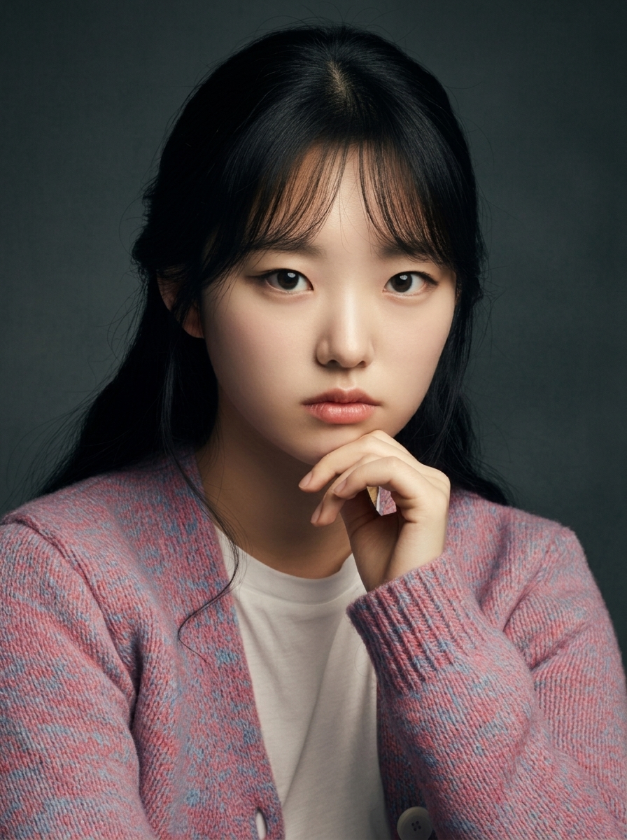 가상모델 #1392 얼굴 원본 22