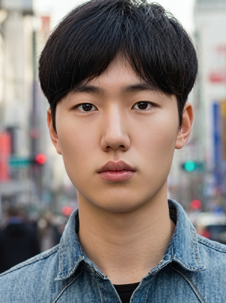 가상모델 #1434 얼굴 원본 1