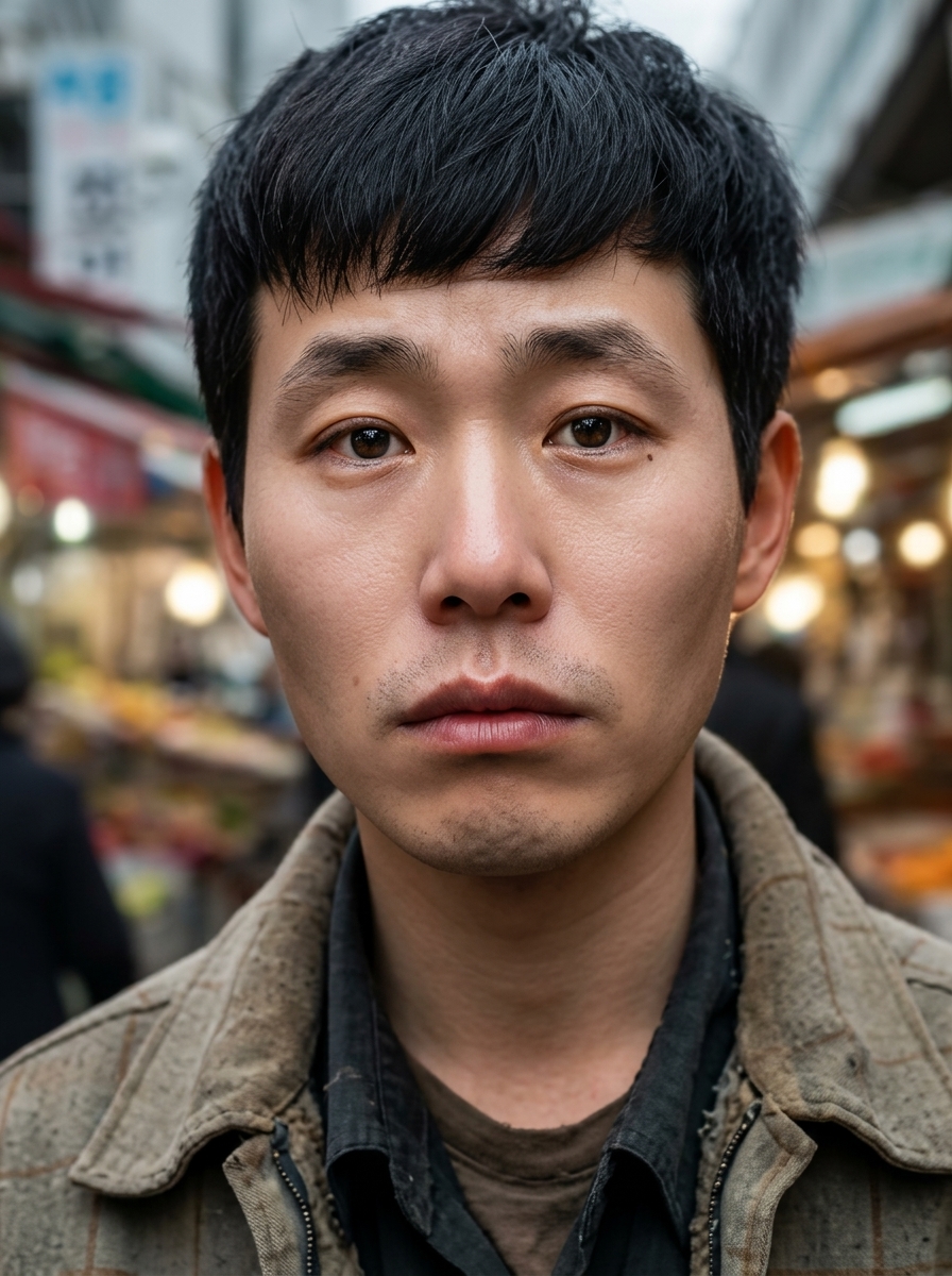 가상모델 #1435 얼굴 원본 7