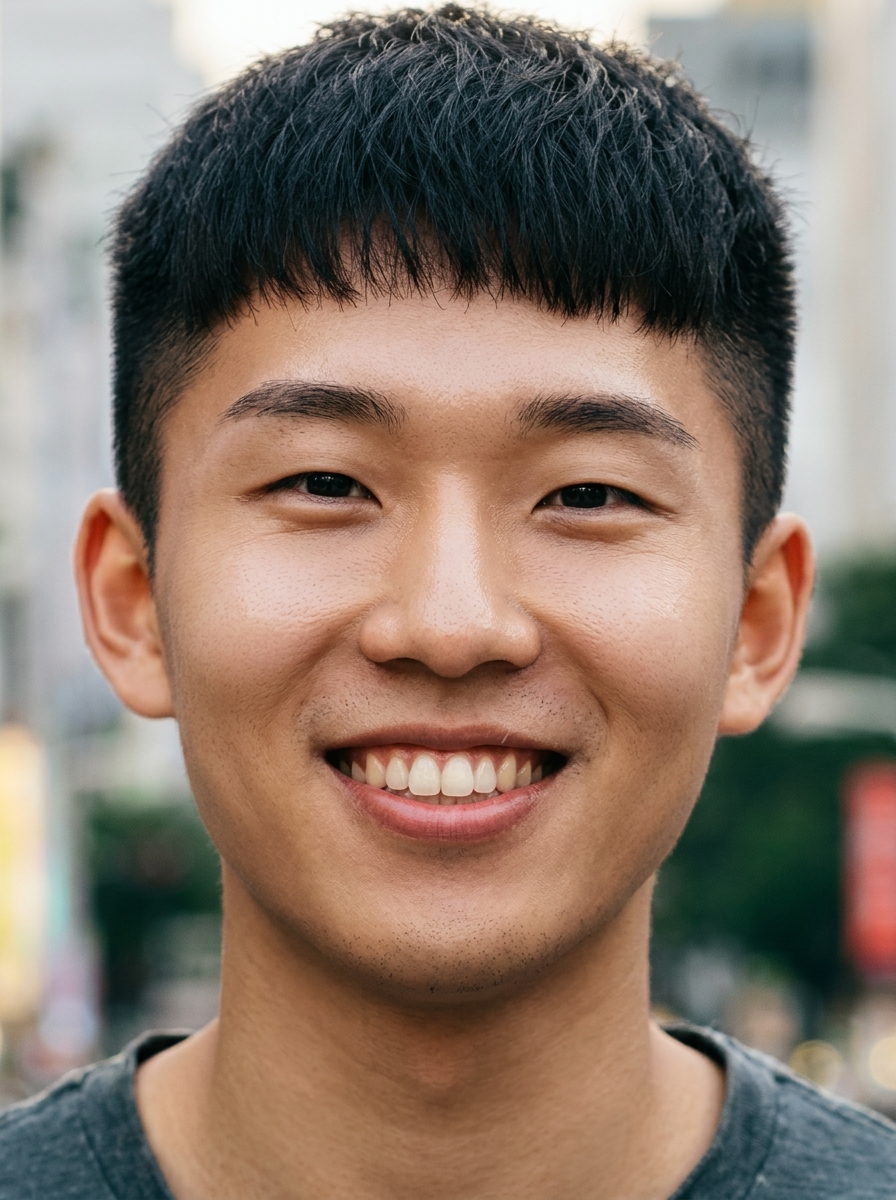 가상모델 #1436 얼굴 원본 1