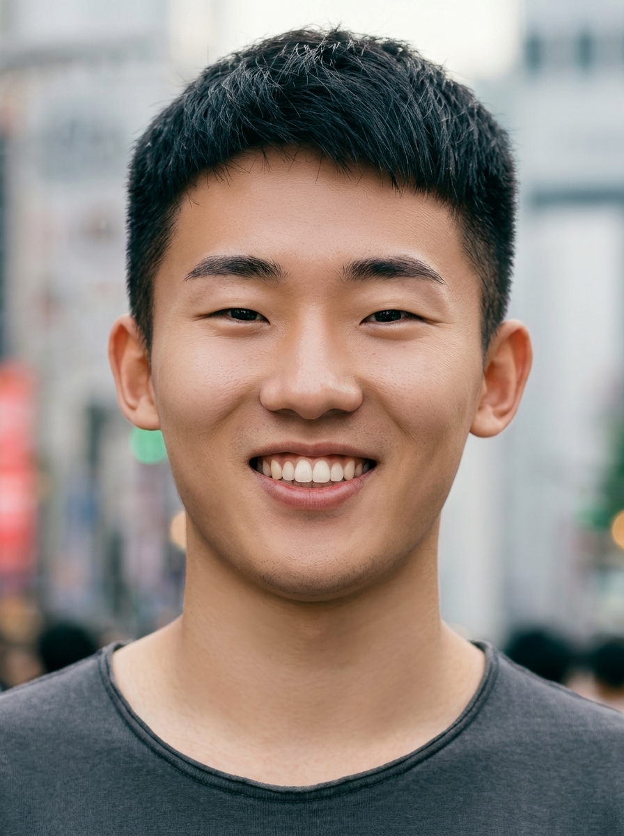 가상모델 #1436 얼굴 원본 6