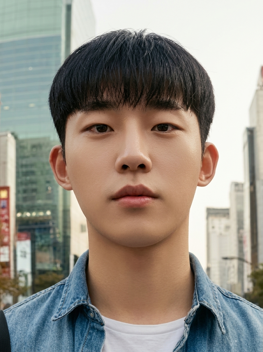 가상모델 #1436 얼굴 원본 22