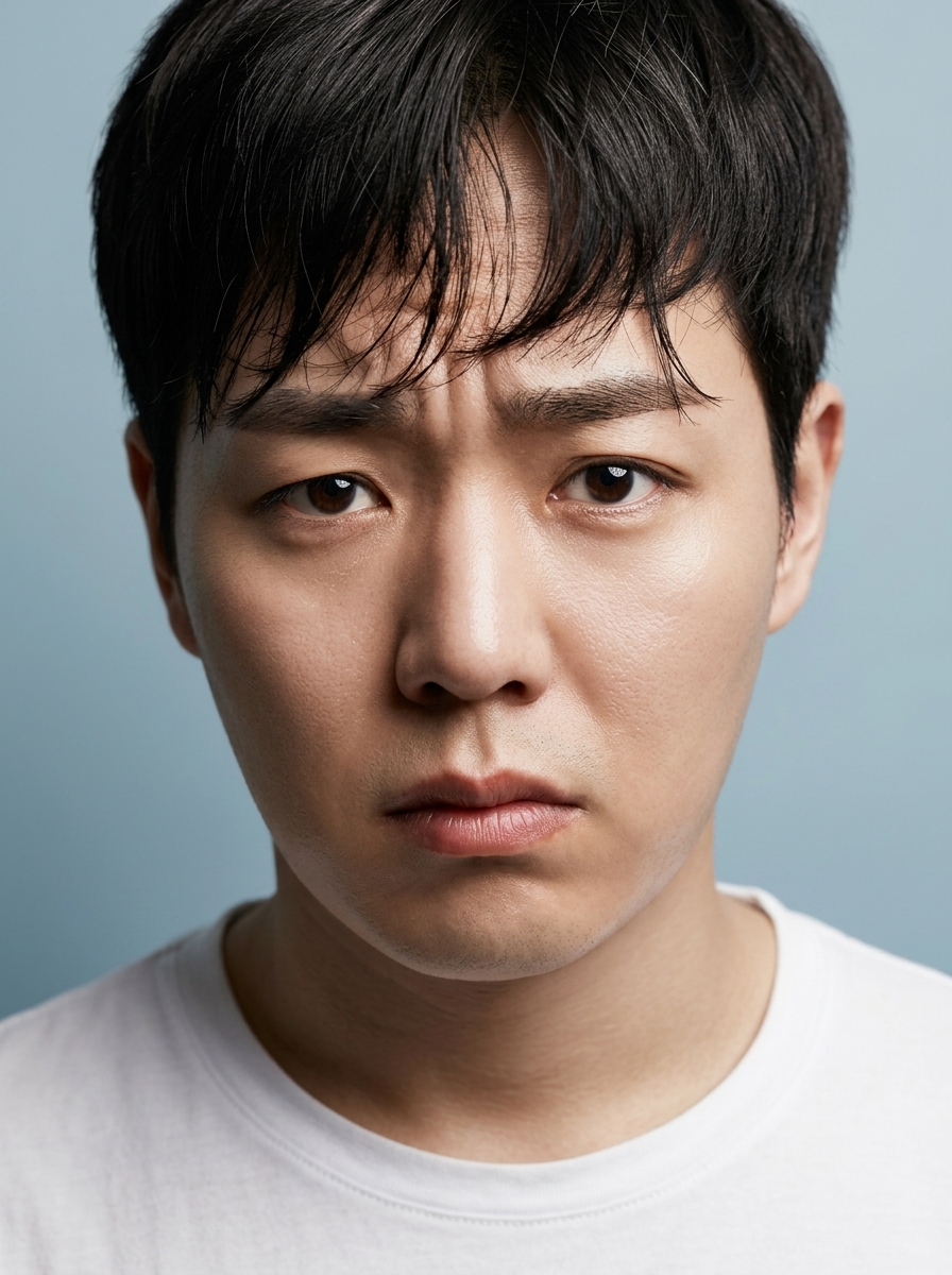 가상모델 #1438 얼굴 원본 12