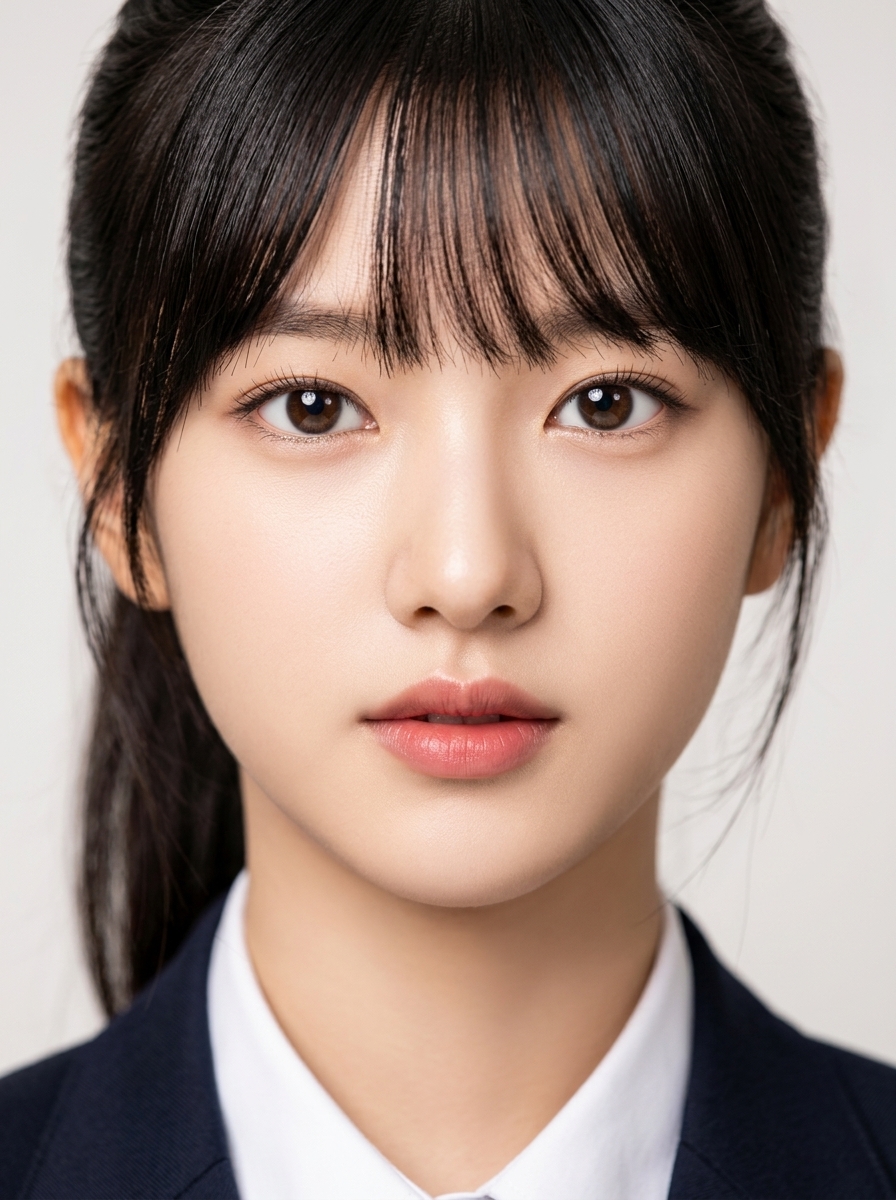 가상모델 #1454 얼굴 원본 4