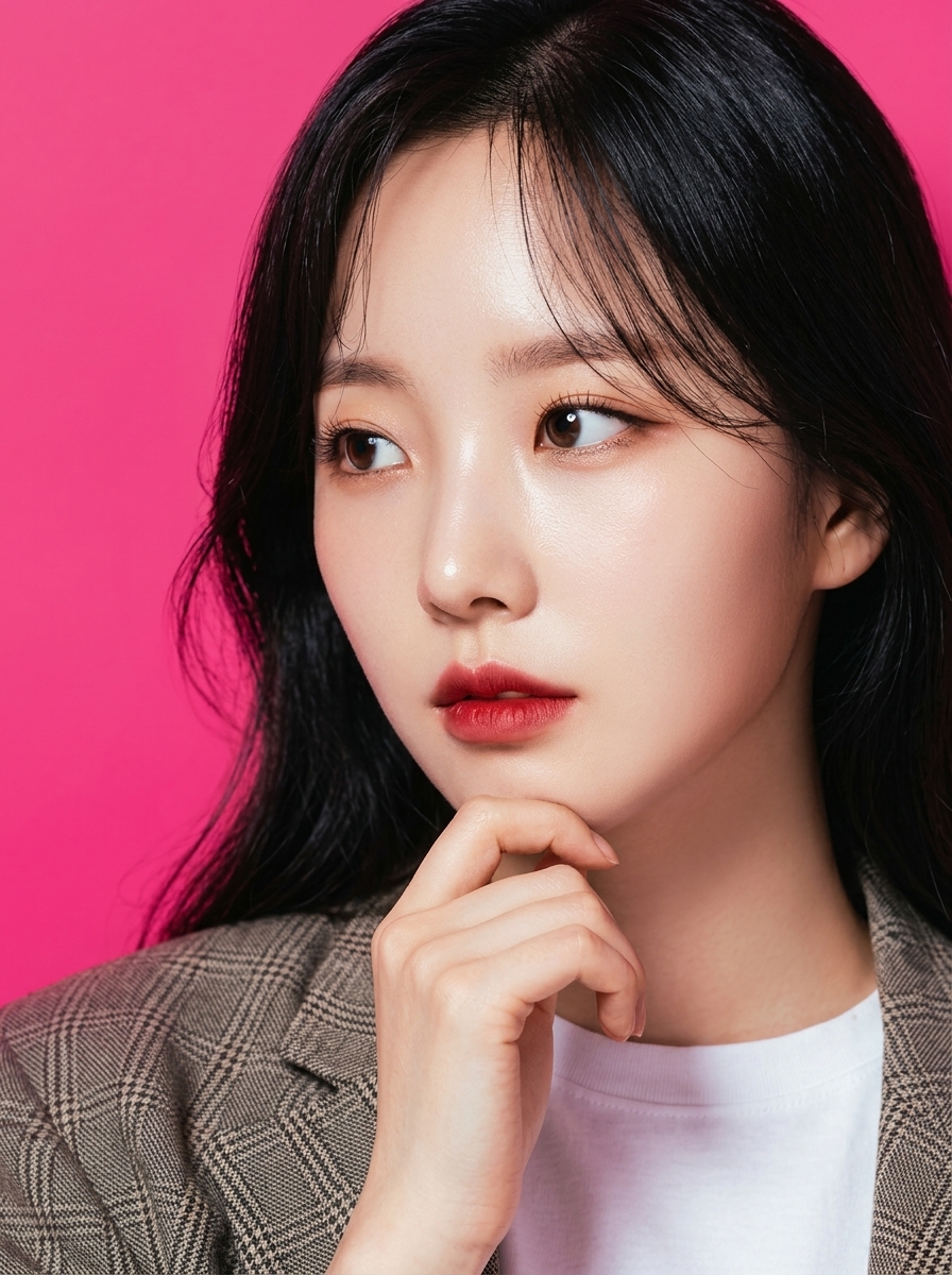 가상모델 #1454 얼굴 원본 8