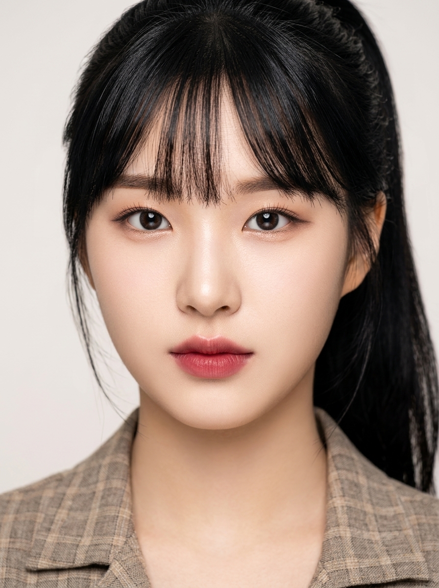 가상모델 #1454 얼굴 원본 9