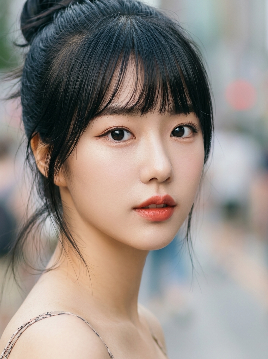 가상모델 #1454 얼굴 원본 16