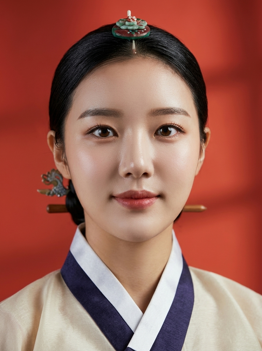 가상모델 #1454 얼굴 원본 24
