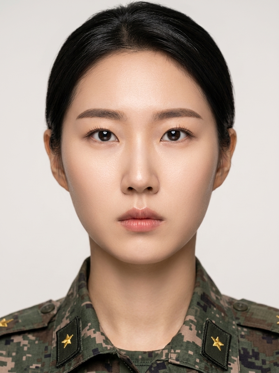 가상모델 #1456 얼굴 원본 4