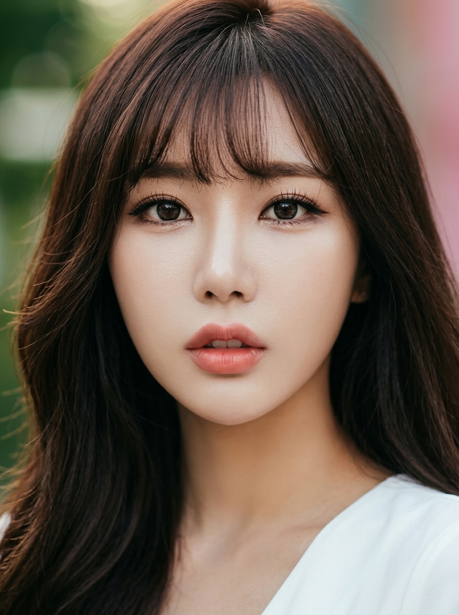 가상모델 #1456 얼굴 원본 9