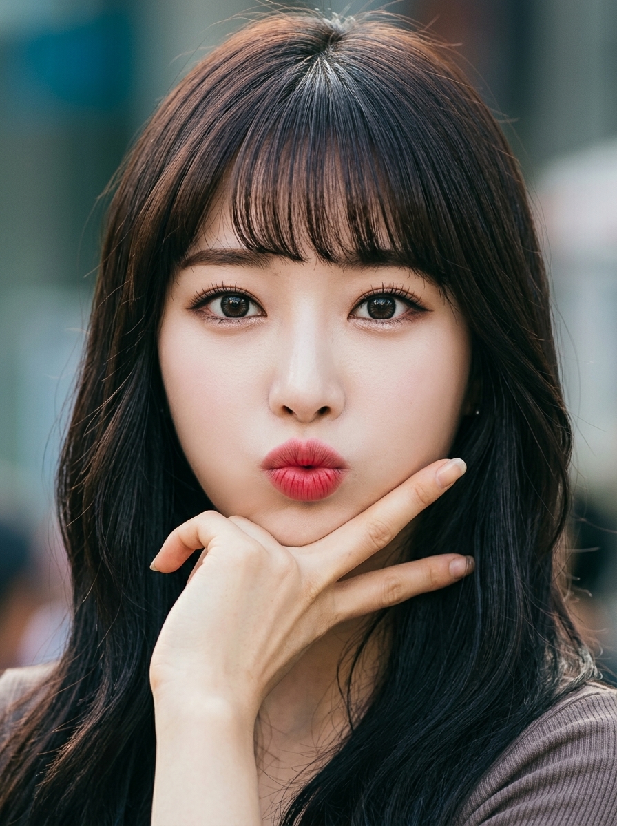 가상모델 #1456 얼굴 원본 15