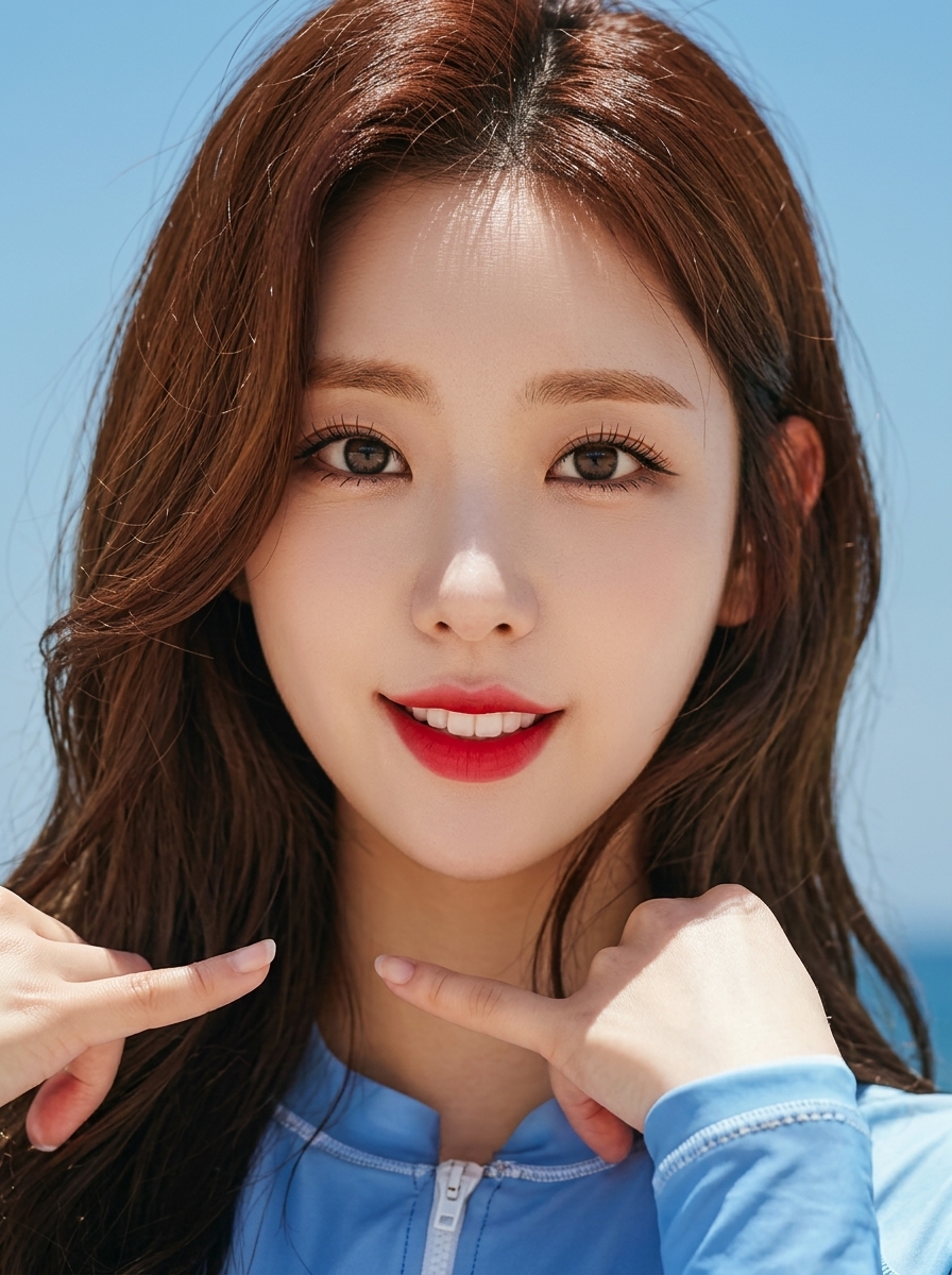 가상모델 #1457 얼굴 원본 4