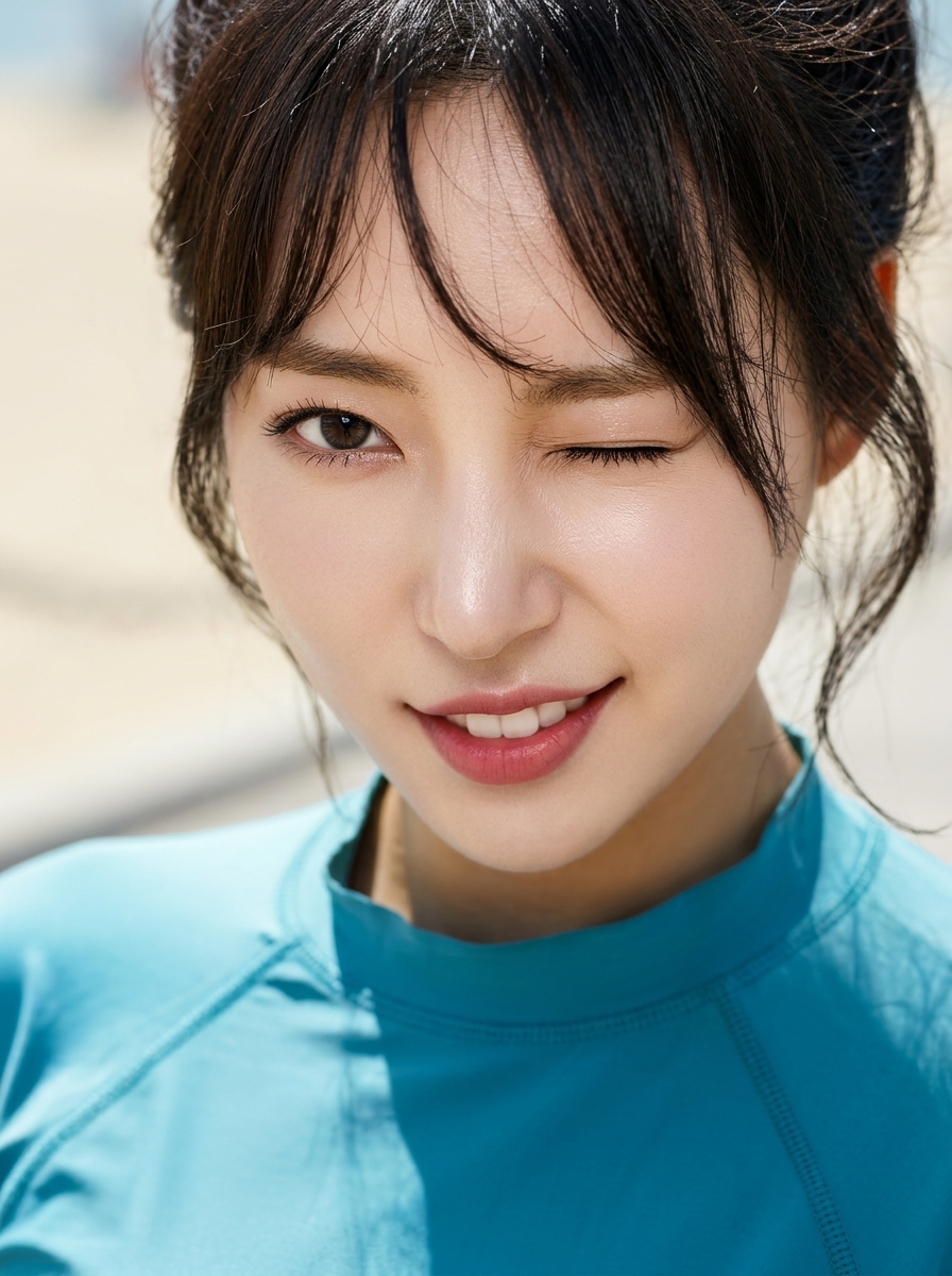 가상모델 #1457 얼굴 원본 16