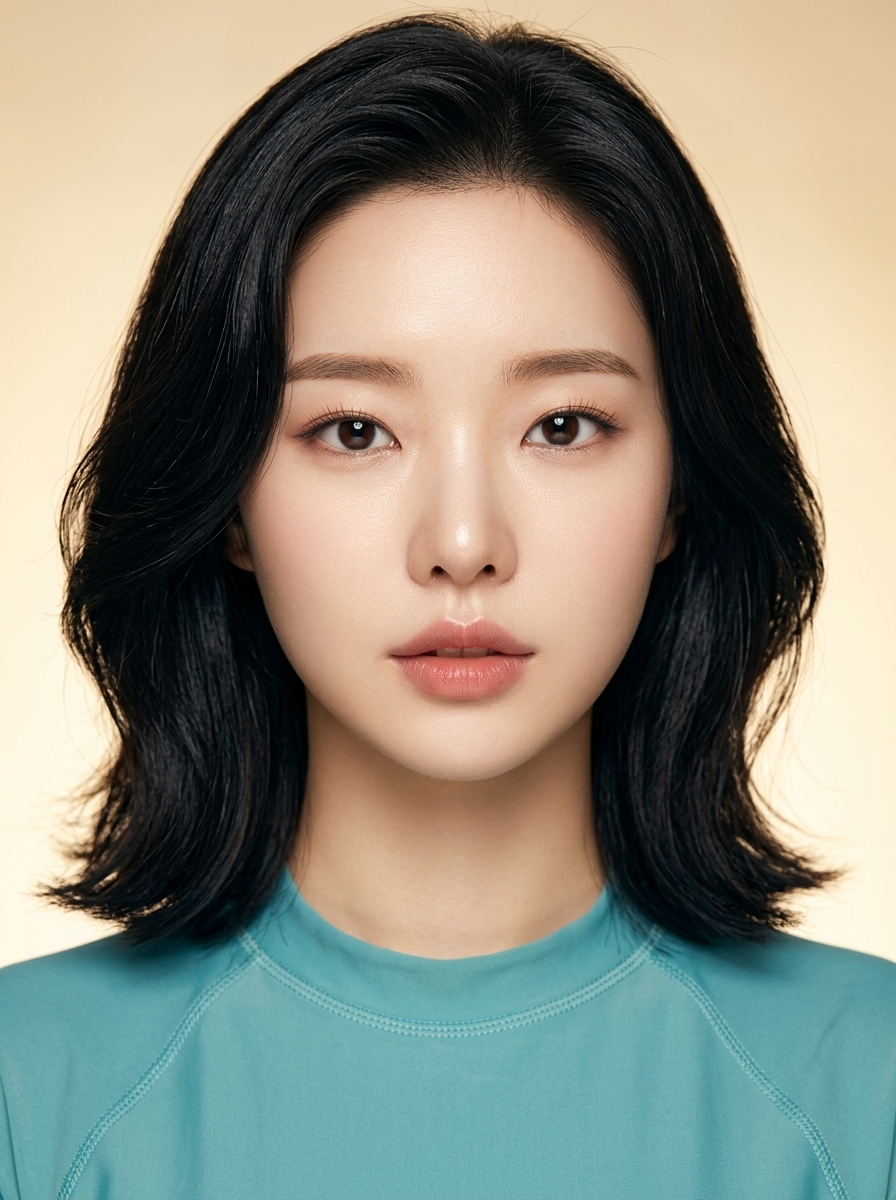 가상모델 #1457 얼굴 원본 20