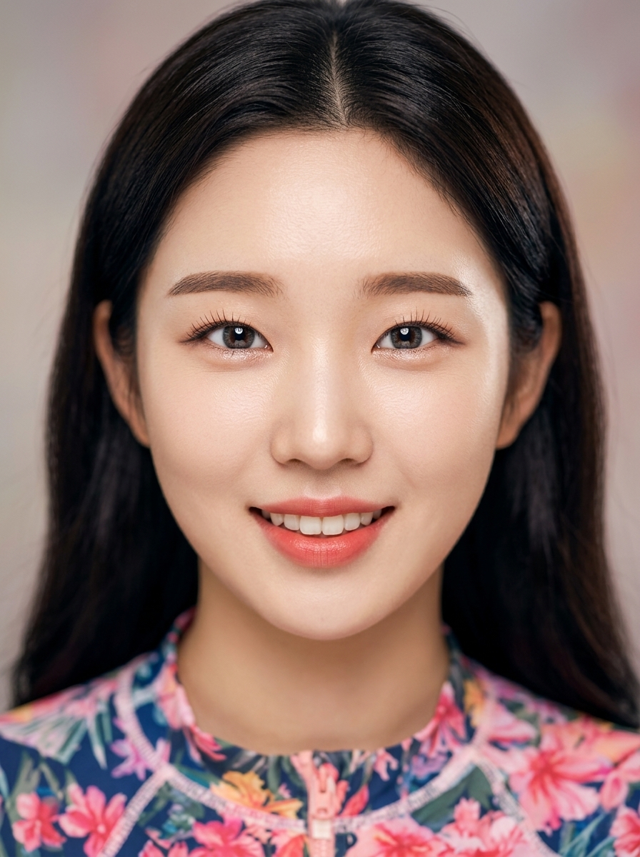 가상모델 #1457 얼굴 원본 22