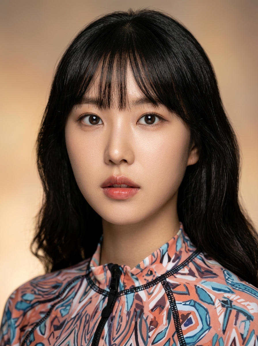 가상모델 #1458 얼굴 원본 4