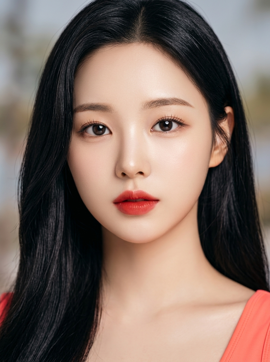 가상모델 #1458 얼굴 원본 5