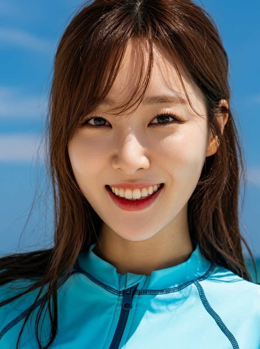 가상모델 #1458 얼굴 원본 7