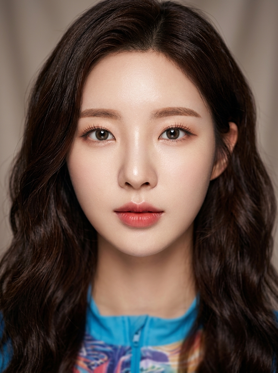 가상모델 #1458 얼굴 원본 8