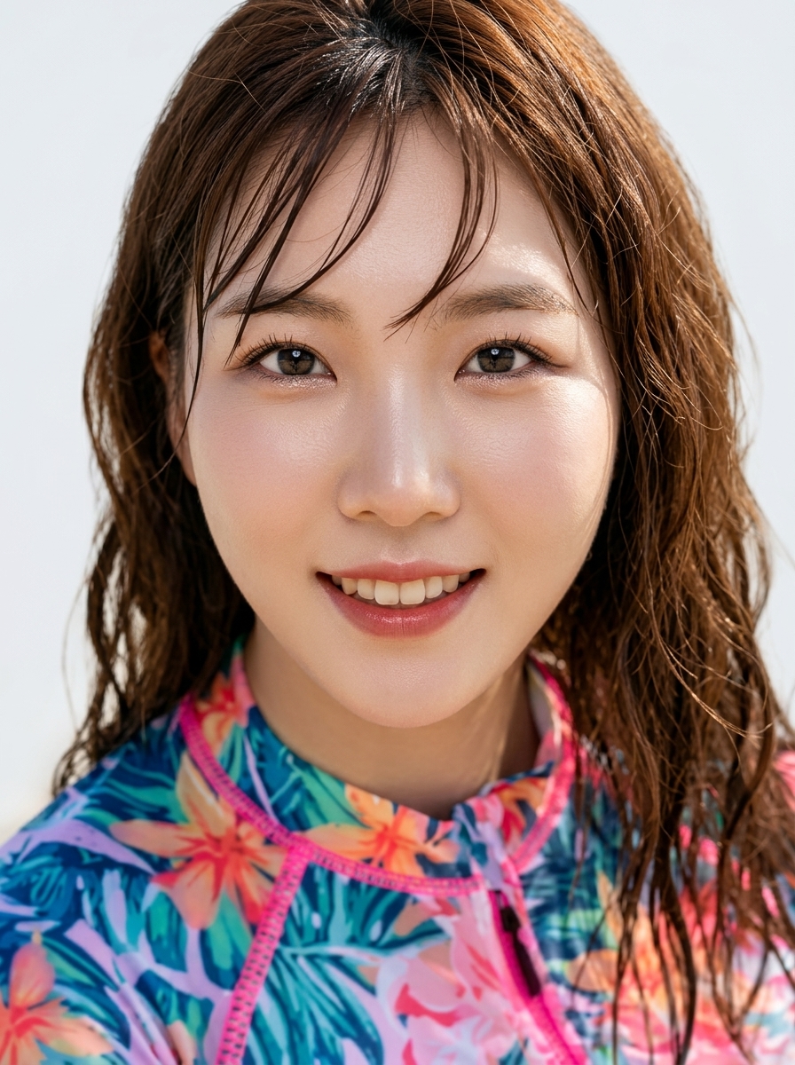 가상모델 #1458 얼굴 원본 9