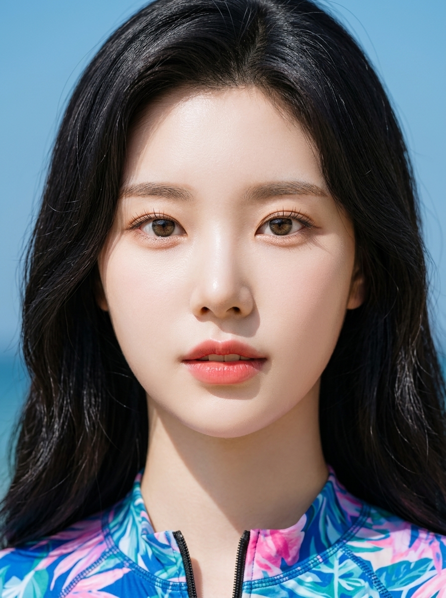 가상모델 #1458 얼굴 원본 16