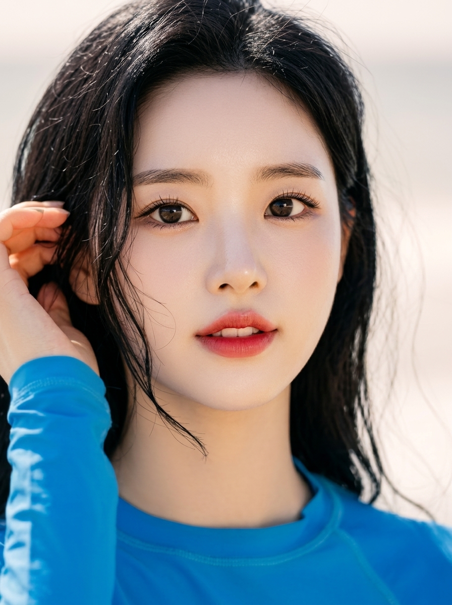 가상모델 #1460 얼굴 원본 9
