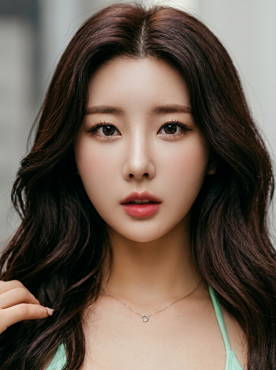 가상모델 #1460 얼굴 원본 24
