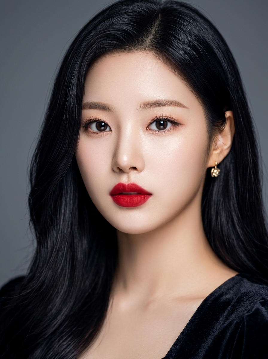 가상모델 #1462 얼굴 원본 9