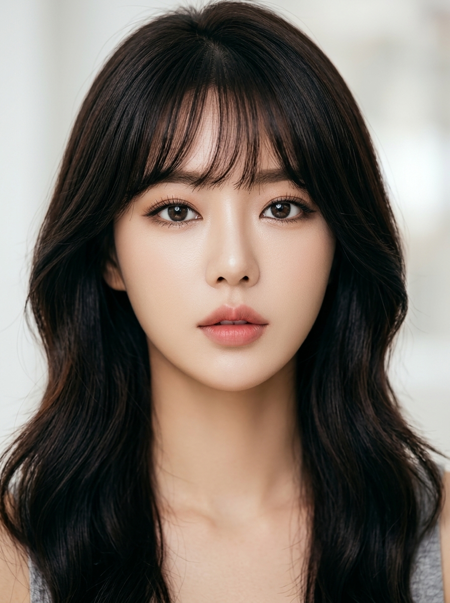 가상모델 #1463 얼굴 원본 1