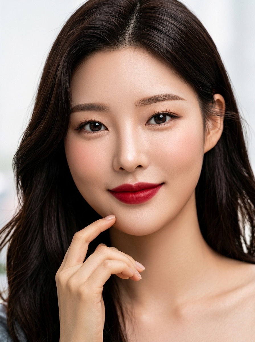 가상모델 #1464 얼굴 원본 16