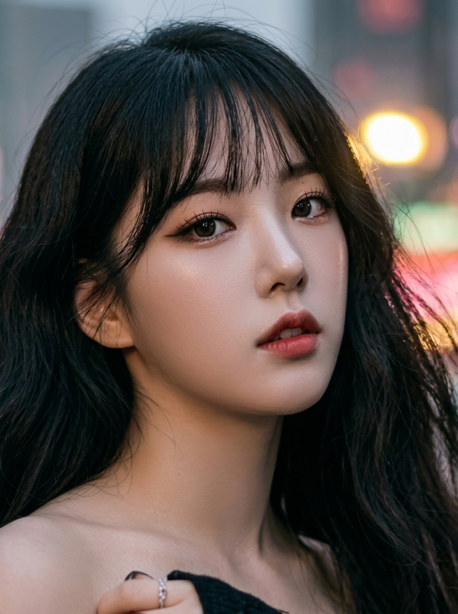 가상모델 #1468 얼굴 원본 9