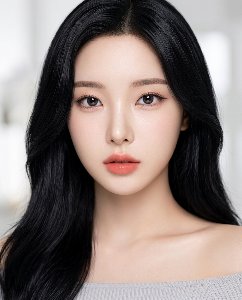 가상모델 #1468 얼굴 원본 16