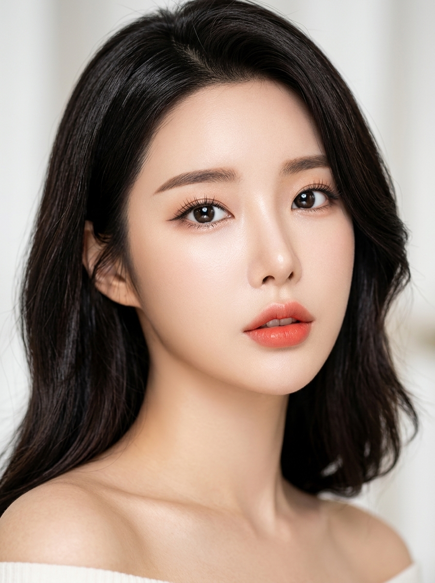 가상모델 #1469 얼굴 원본 4