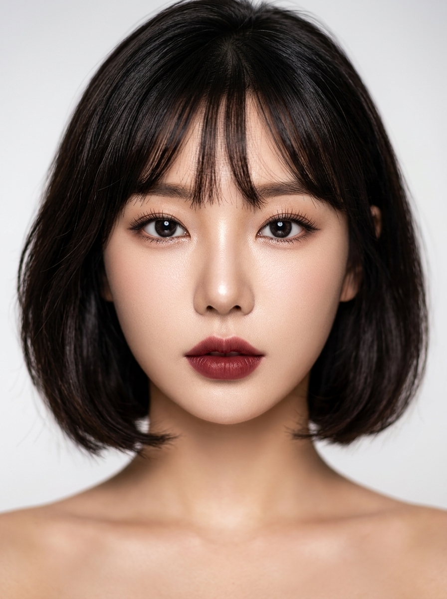 가상모델 #1473 얼굴 원본 9