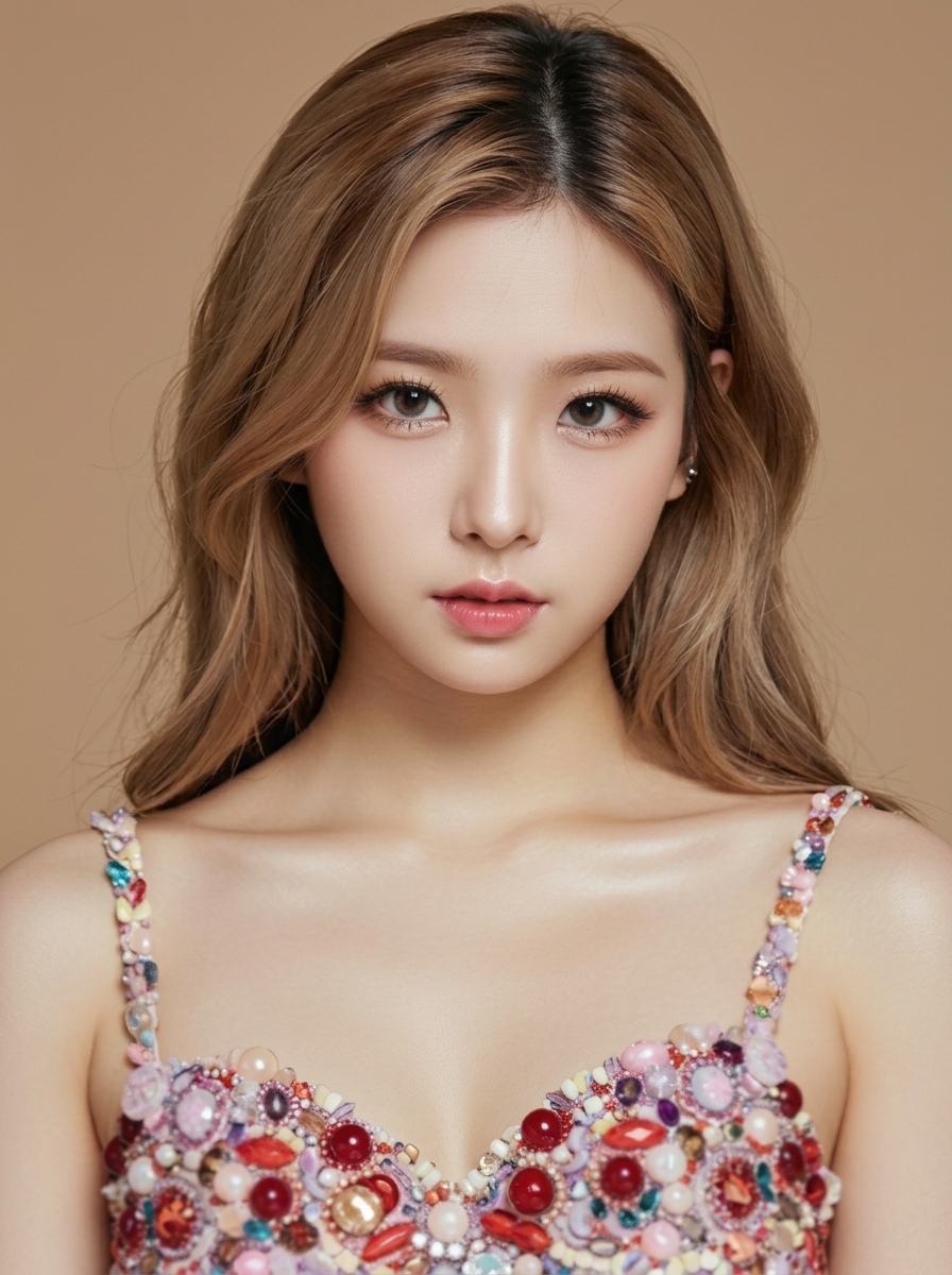 가상모델 #1481 얼굴 원본 1