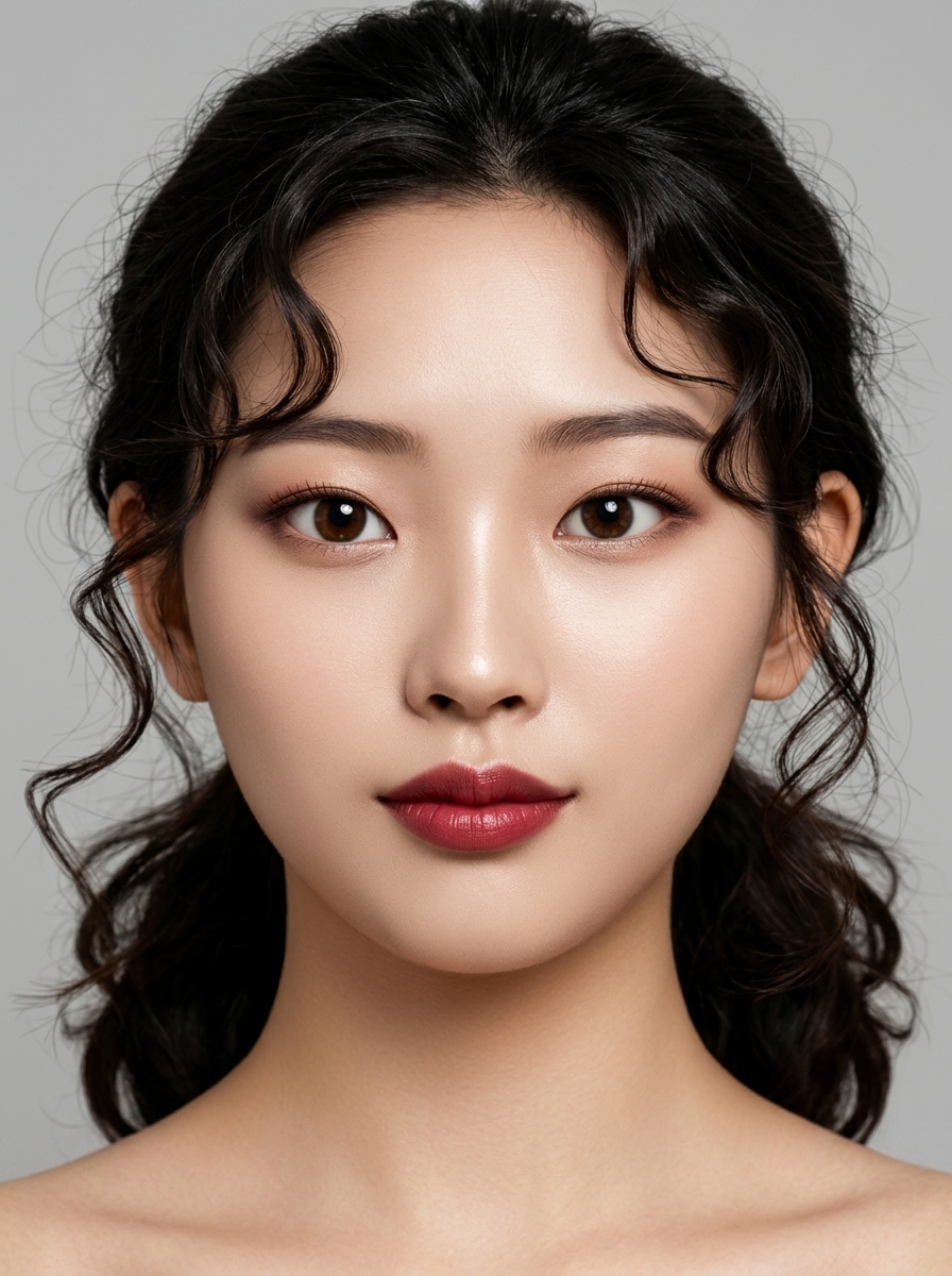가상모델 #1486 얼굴 원본 24