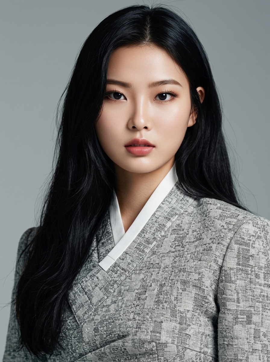 가상모델 #1488 얼굴 원본 16